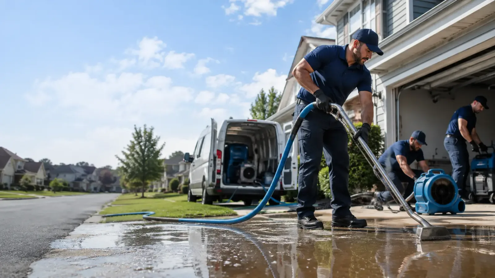 Storm-Related Flood Cleanup in Lind, WA